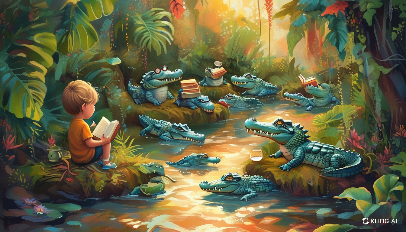 crocodiel kid books